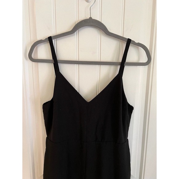 Madewell Thistle Cami Black Jumpsuit Wide Leg Smocked Size‎ 6 - Picture 5 of 8